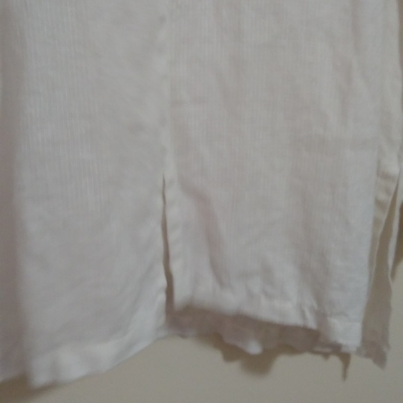 CTC Linens Raglan M Women Long Sleeve V-neck 100% Linen - Picture 6 of 9